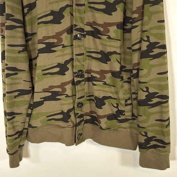 Univibe Military Army Camo Women’s Size XL Green & Black Zip Up Jacket Blazer - Picture 6 of 14